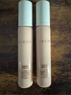 Lot of 2 Gucci Eternite de Beaute Foundation Tester Shade 112C Fair Cool - NWOB